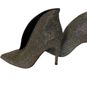 Pointed Toe Rhinestone Bootie